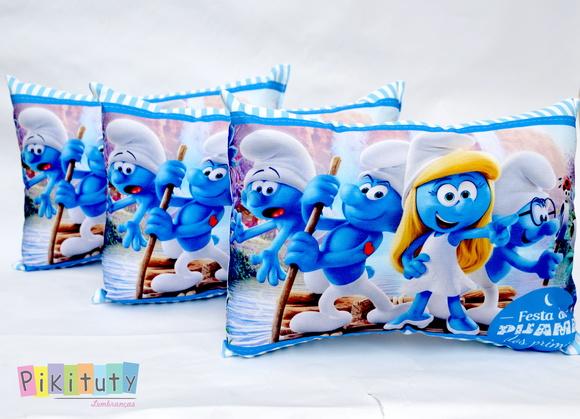 Almofada Personalizada Smurfs
