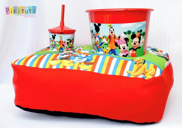 Almofada Porta Pipoca - A turma do Mickey