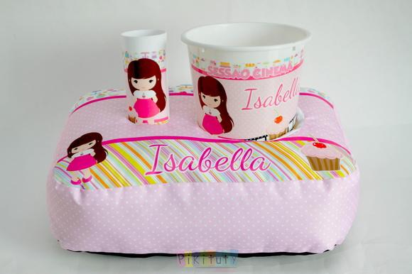 Almofada Porta Pipoca - Cupcake