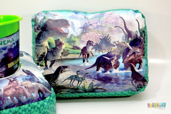 Almofada Porta Pipoca - Dinossauros
