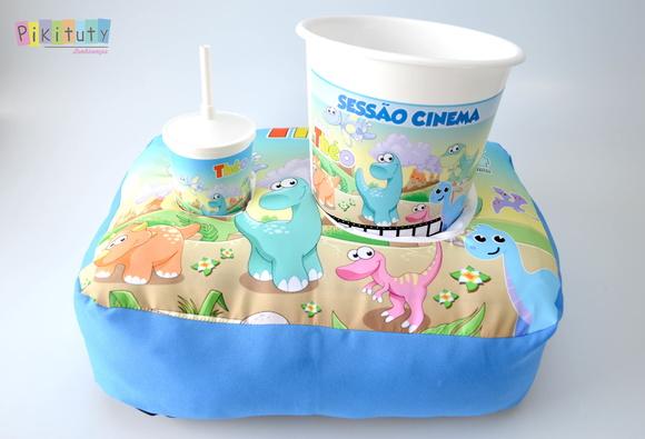 Almofada Porta Pipoca - Dinossauros Baby