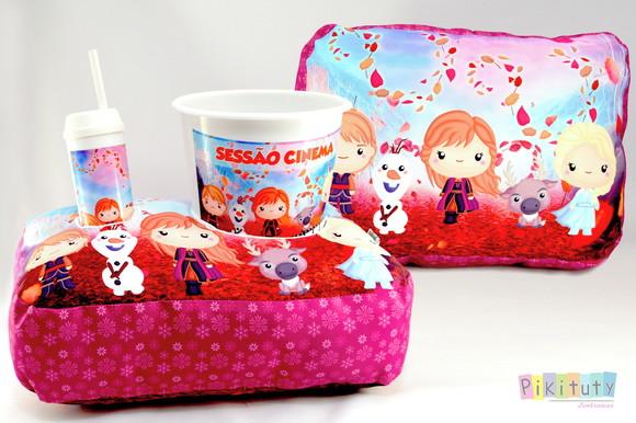 Almofada Porta Pipoca - Frozen 2 Baby