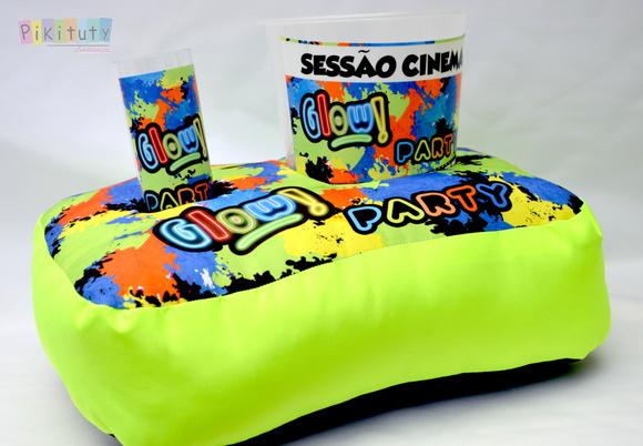 Almofada Porta Pipoca - Glow Party