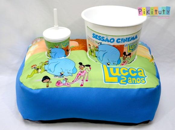 Almofada Porta Pipoca -Meu Amigãozão