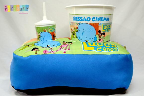Almofada Porta Pipoca -Meu Amigãozão