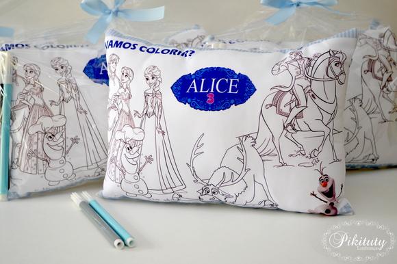 Almofadas para Colorir Frozen