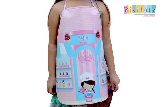 Avental Infantil- Confeitaria