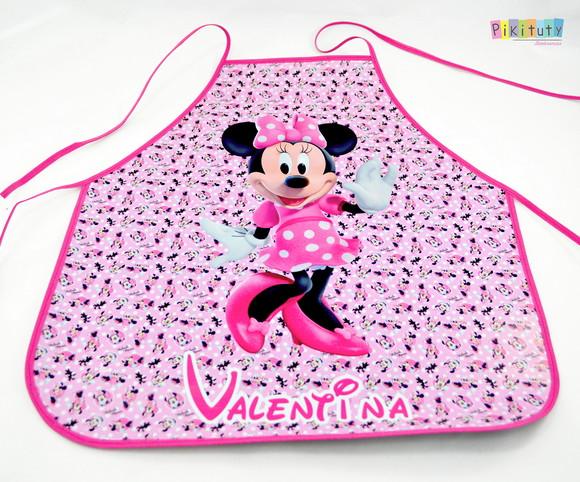 Avental Infantil- Minnie Rosa