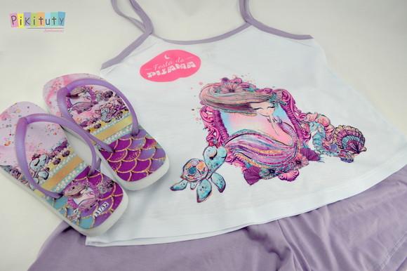 Baby Doll + Chinelo - Sereia