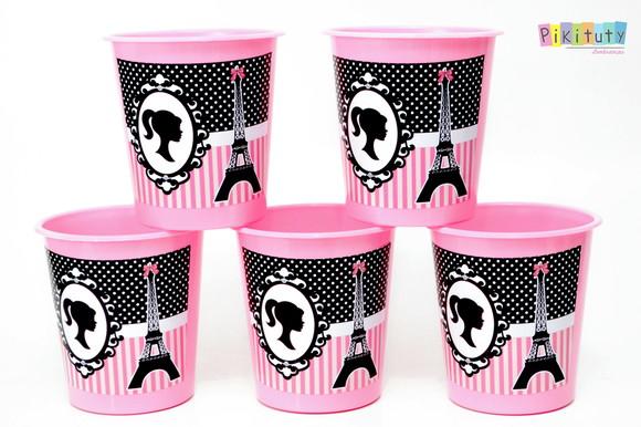 Balde de Pipoca 1 litro - Barbie Paris