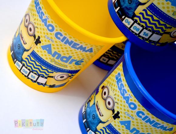 Balde de Pipoca 1 litro - Minions
