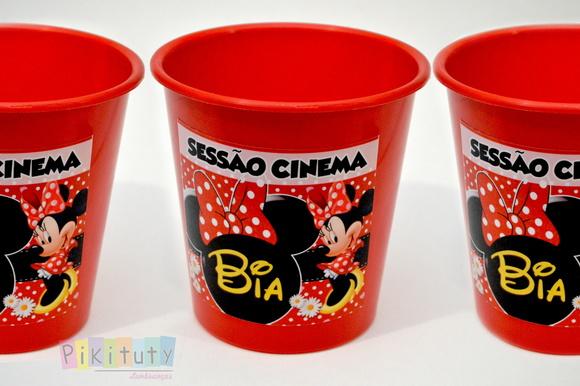 Balde de Pipoca 1 litro - Minnie