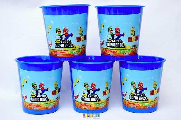 Balde de Pipoca 1 litro - Super Mario