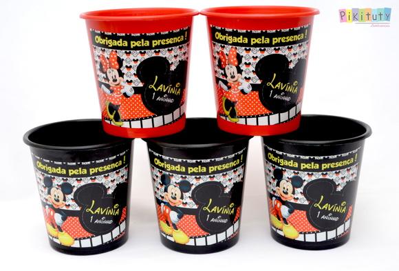 Balde de Pipoca 1 litro Mickey e Minnie