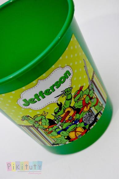 Balde de Pipoca 1 litro Tartarugas Ninja