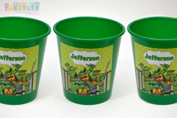 Balde de Pipoca 1 litro Tartarugas Ninja