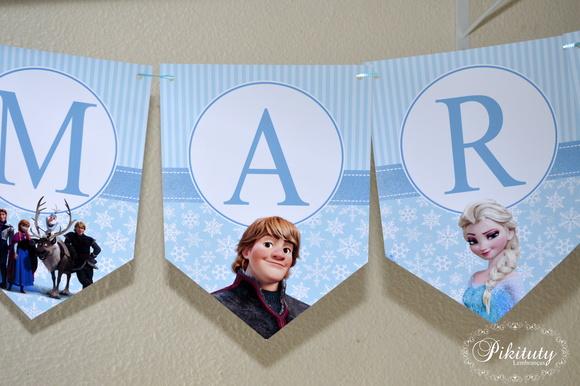 Bandeirolas Grandes Frozen