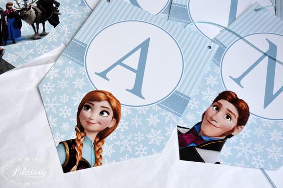Bandeirolas Grandes Frozen