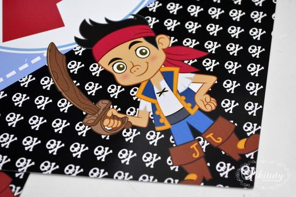Bandeirolas Grandes Jake e os piratas