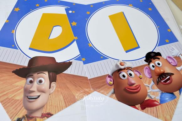 Bandeirolas Grandes Toy Story