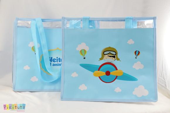 Bolsa de praia Menino Aviador
