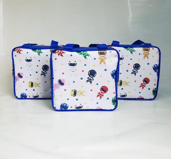 Bolsa de Praia Quadrada - Power Rangers