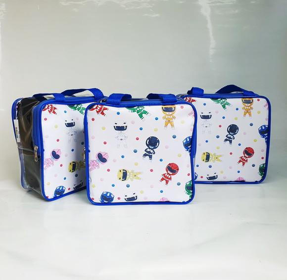 Bolsa de Praia Quadrada - Power Rangers
