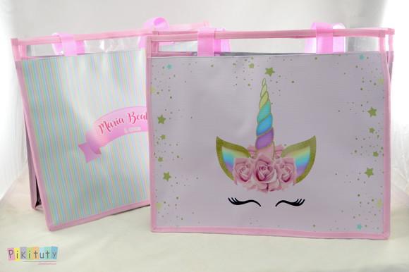 Bolsa de praia Unicórnio