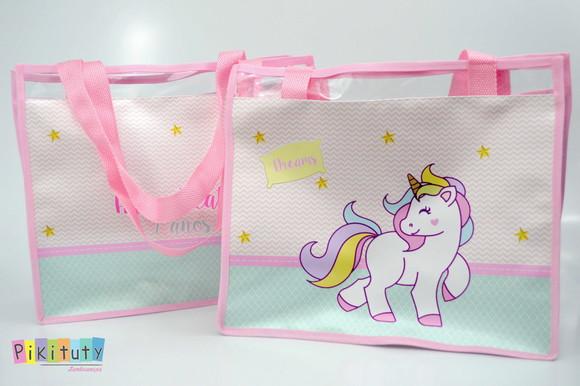 Bolsa de praia Unicórnio