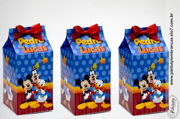 Caixa de Leite - Mickey