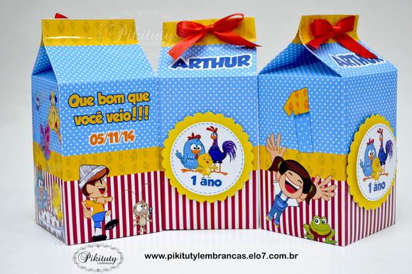 Caixa de Leite - Galinha Pintadinha