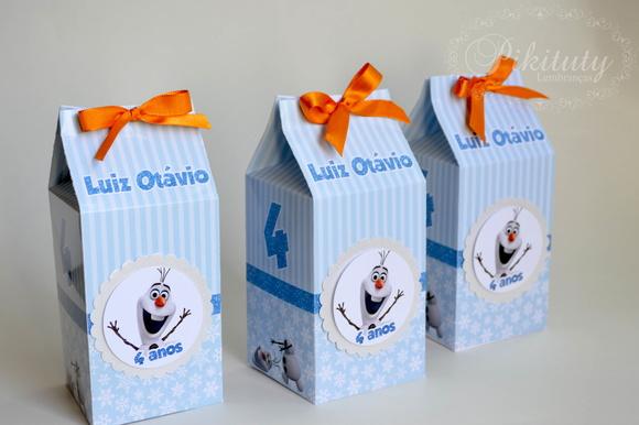 Caixa de Leite - Olaf Frozen
