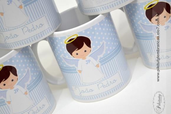 Caneca De Porcelana Batizado