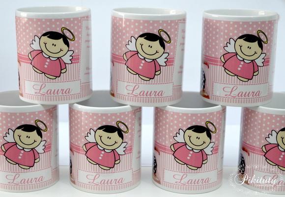 Caneca De Porcelana Batizado Menina