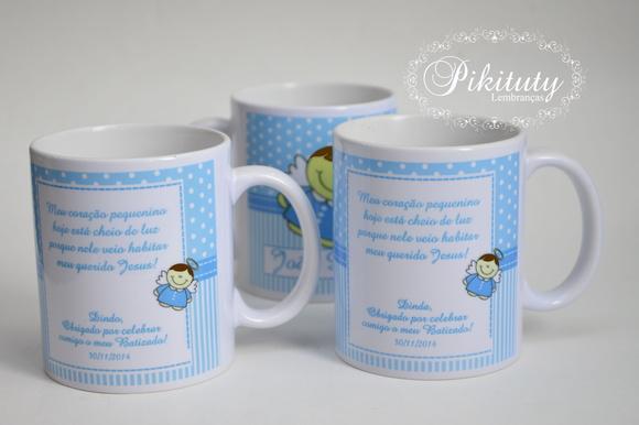 Caneca De Porcelana Batizado