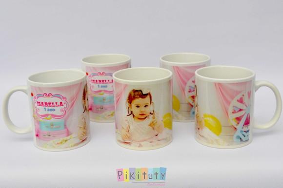 Caneca de Porcelana Circo Menina