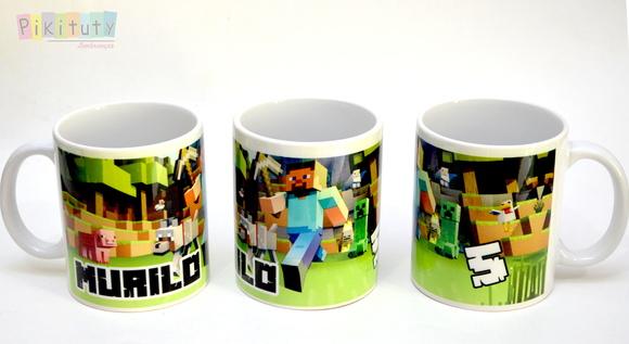 Caneca De Porcelana Minecraft