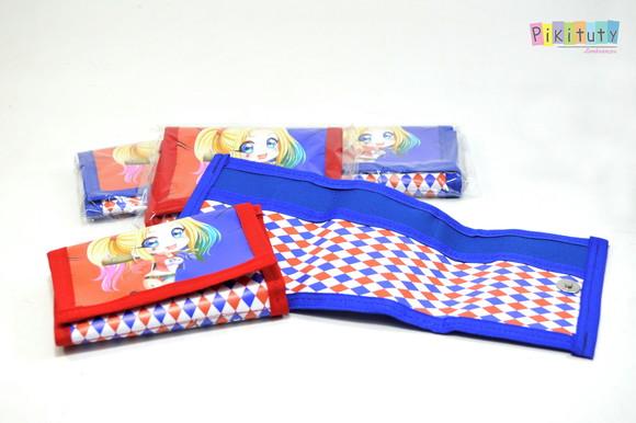 Carteira Infantil - Arlequina