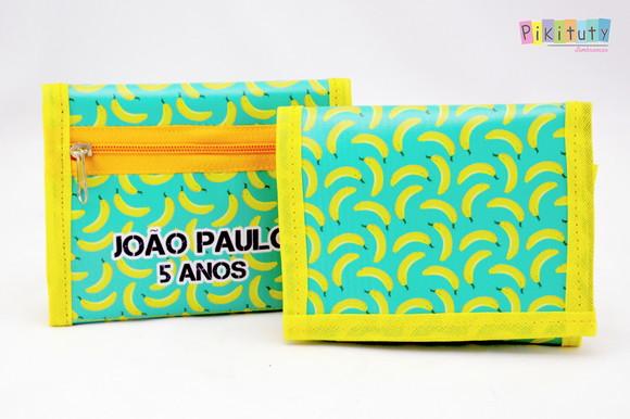Carteira infantil Bananas