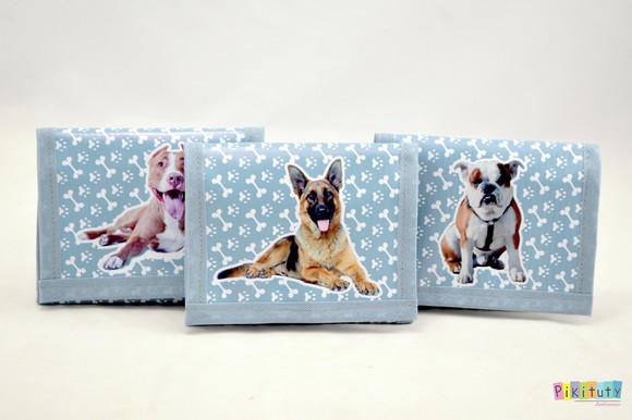 Carteira infantil Cachorros