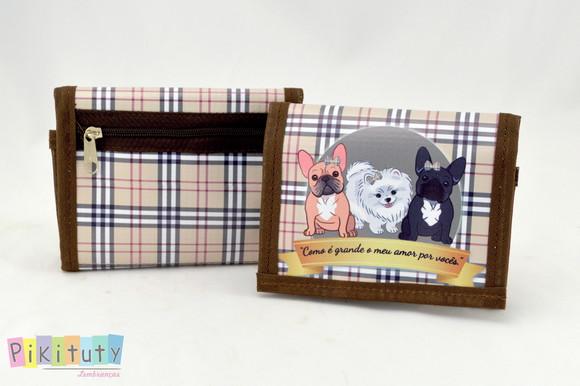 Carteira infantil Cãezinhos cães