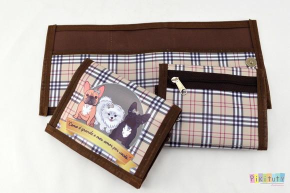 Carteira infantil Cãezinhos cães