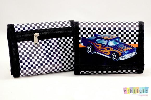 Carteira infantil Hotwheels