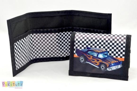 Carteira infantil Hotwheels