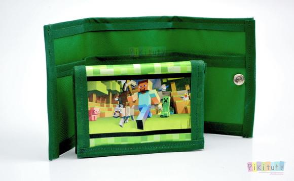 Carteira infantil Minecraft