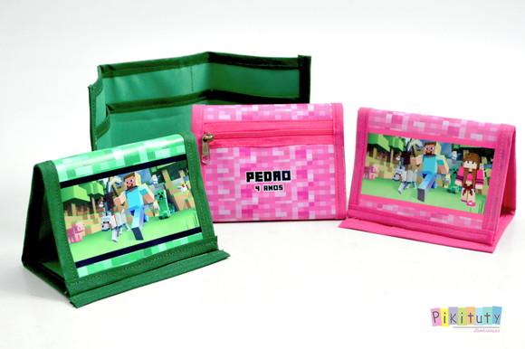 Carteira infantil Minecraft