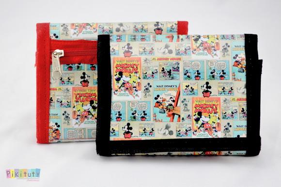 Carteira infantil Mickey Vintage