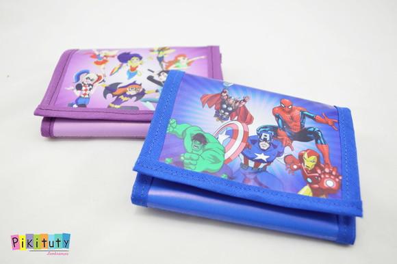 Carteira infantil Super Hero Girls DC