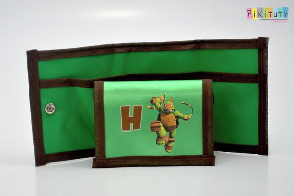Carteira infantil Tartarugas Ninjas