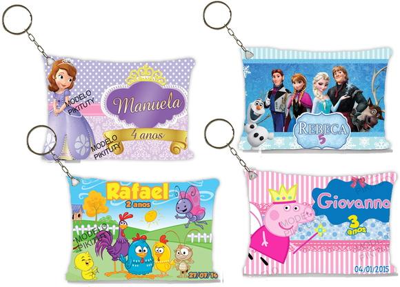 Chaveiro Almofada Personalizado